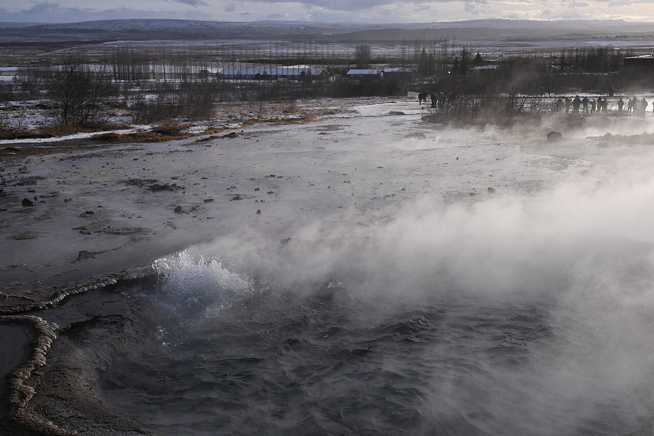 Blesi boiling hot spring, Iceland