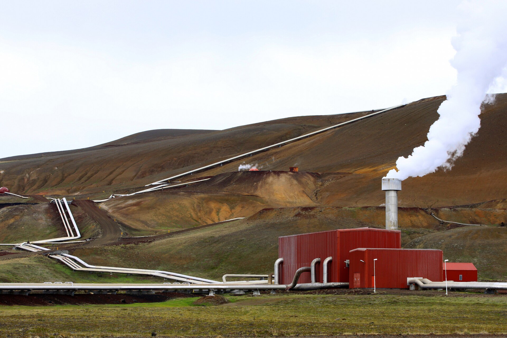 Krafla geothermal power station, Iceland