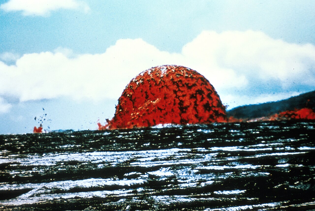 Lava fountain